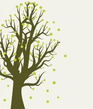 Illustration of beautiful spring background 스톡 일러스트