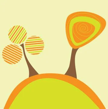 Illustration of beautiful spring background Stock Illustration