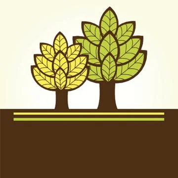 Illustration of beautiful spring background Illustrazione stock