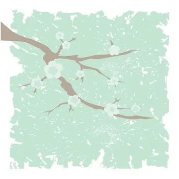 Illustration of beautiful spring background Stock-Illustration