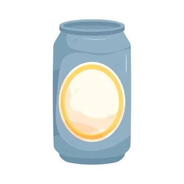 Illustration of beer can Stock Illustration