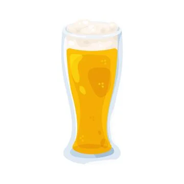 Illustration of beer glass Stock Illustration
