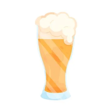 Illustration of beer glass Stock Illustration
