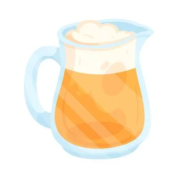 Illustration of beer pitcher Stock Illustration