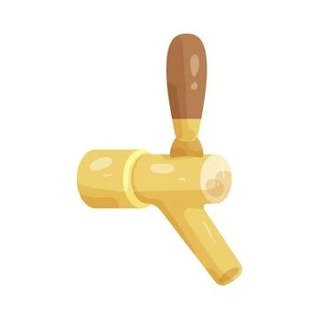Illustration of beer tap Stock Illustration