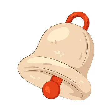 Illustration of bell Ilustración de archivo