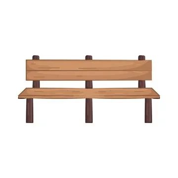Illustration of bench Stock Illustration