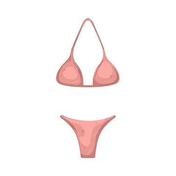 Illustration of bikini Stock Illustration