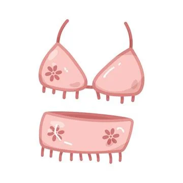 Illustration of bikini Stock Illustration