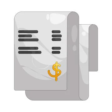 Illustration of Bill Stock Illustration