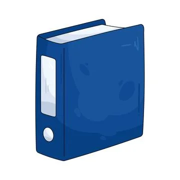 Illustration of binder Stock Illustration
