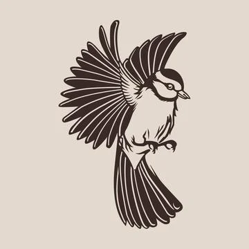 Illustration of a bird Stock Illustration