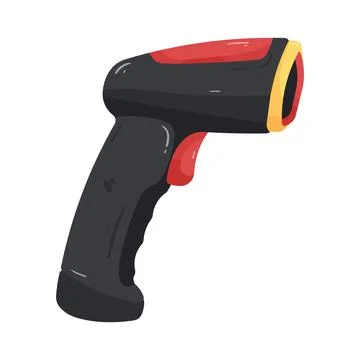 Illustration of black friday barcode scanner Ilustración de archivo