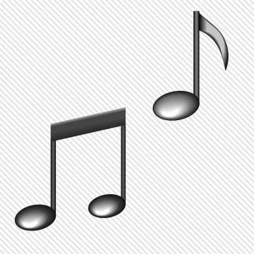 Illustration of a black notes isolated on white background VECTOR Stock-Illustration