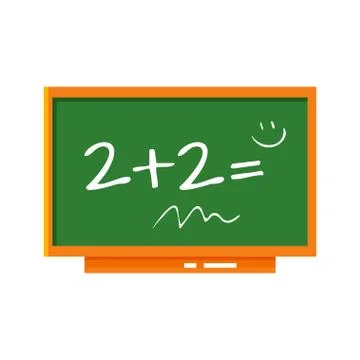 Illustration of blackboard. Stock Illustration