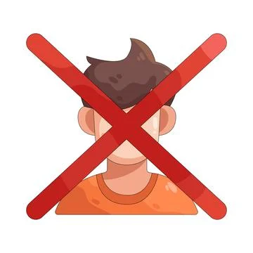 Illustration of Block user Stock Illustration