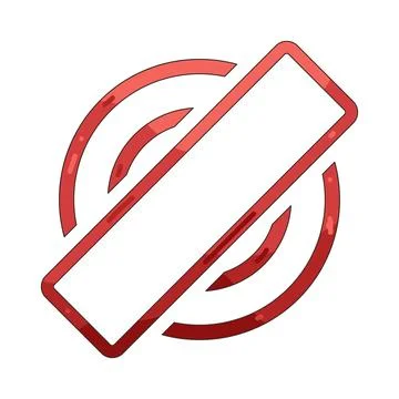 Illustration of Blocked stamp Stock Illustration