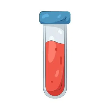 Illustration of blood sample Stock Illustration