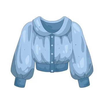 Illustration of blouse Illustrazione stock