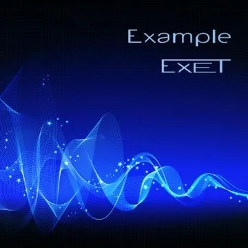 Illustration blue abstract background, eps10 Stock Illustration