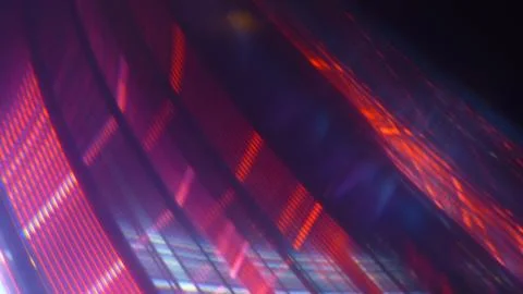 Illustration of blue and red refracted rays - perfect for a digital backgroun Stock Illustration