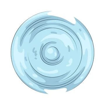 Illustration of blue circle Stock Illustration