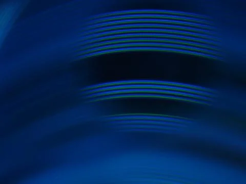Illustration of blue progressive rhythmic light threads with high-tech conten Stock Illustration
