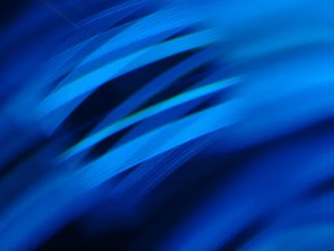 An illustration of blue progressive rhythmic light threads with high-tech con Stock Illustration