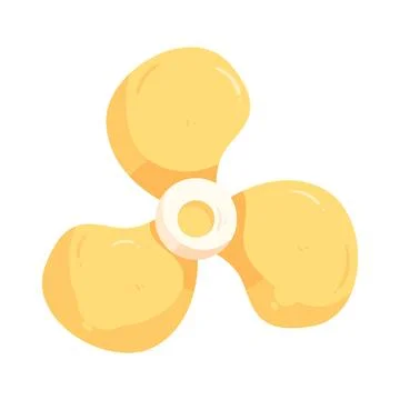 Illustration of boat propeller Stock Illustration