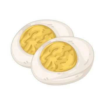 Illustration of boiled egg Stock Illustration