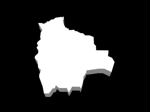 A illustration of the bolivia map Stock Illustration