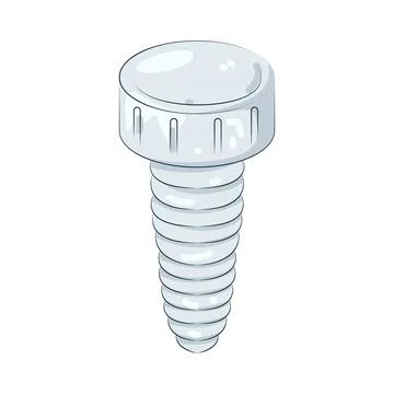 Illustration of bolt Illustrazione stock