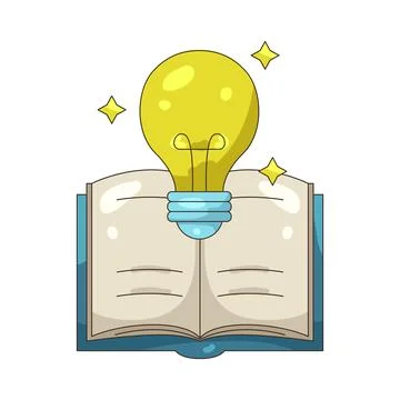 Illustration of Book idea 스톡 일러스트