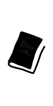 Illustration of a book Illustrazione stock