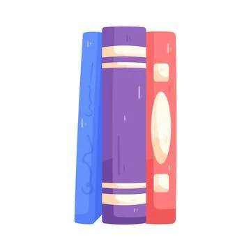 Illustration of book spine 스톡 일러스트
