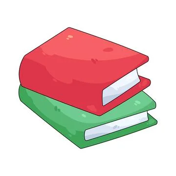 Illustration of Books Stock Illustration