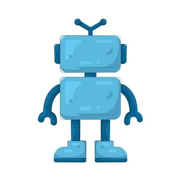 Illustration of bot Illustrazione stock