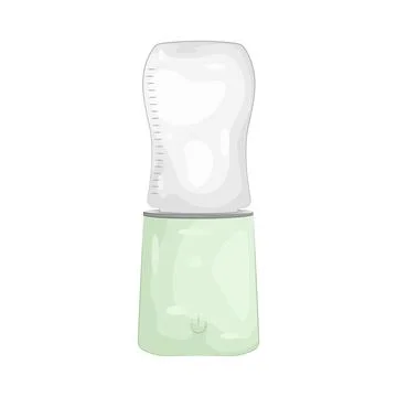 Illustration of bottle warmer Illustrazione stock