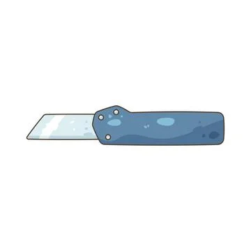 Illustration of box cutter Stock Illustration
