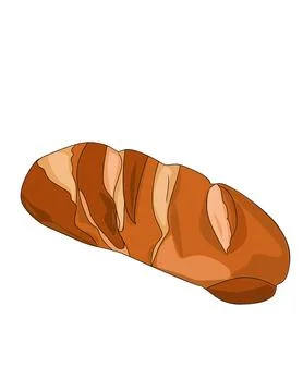 Illustration of bread Stock Illustration
