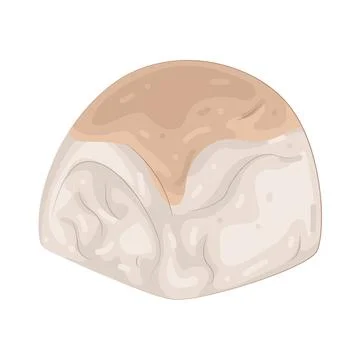 Illustration of bread roll 스톡 일러스트