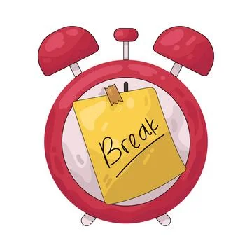 Illustration of Break time Stock Illustration