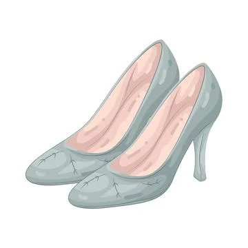 Illustration of Bride heels Stock Illustration