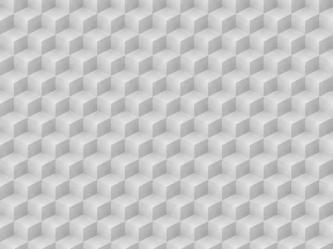 Illustration of a bright cubic seamless background イラスト素材