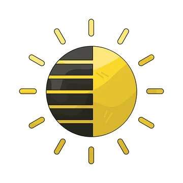 Illustration of Brightness 스톡 일러스트