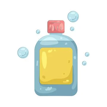 Illustration of bubble bottle Stock Illustration