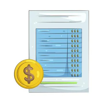 Illustration of Budgeting Stock Illustration