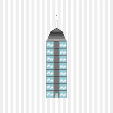 Illustration of building , vector design, building and real estate related Ilustración de archivo