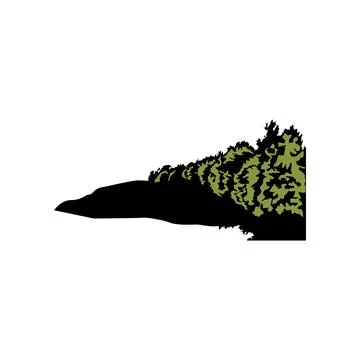 Illustration of Bush template Stock Illustration