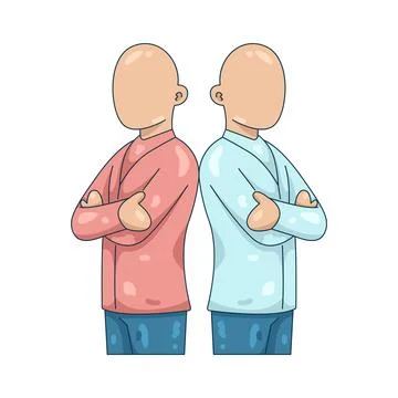 Illustration of business partner Stock Illustration